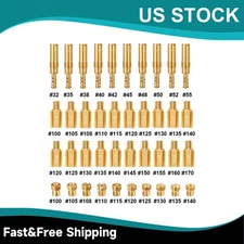 40pcs for PWK Keihin CVK Carb Gold Carburetor Main Jet Slow Pilot Jet Kit