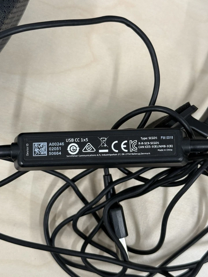 Sennheiser Epos SCGD5 Wired Headset And Protective Bag - Image 3 of 4