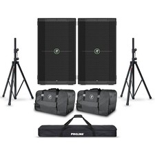Mackie Thump210 10" Powered Speaker Pair With Bags and Stands