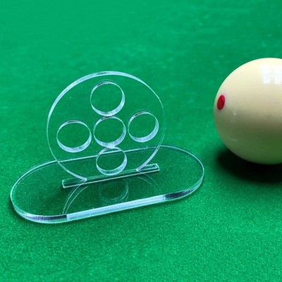 Klar Acryl Snooker Trainer - Queue schlagen Übungswerkzeug für Poolspieler