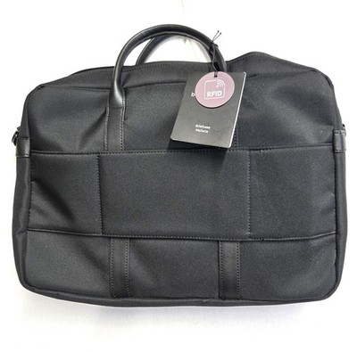 BUGATTI MADISON BRIEFCASE BLACK NWT