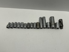 Snap On 12 Drive Random Mixed Sockets Lot Of 16