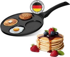 Pancake Pfanne Spiegeleipfanne Ø26 cm Induktion Augenpfanne 3-fache Beschichtung