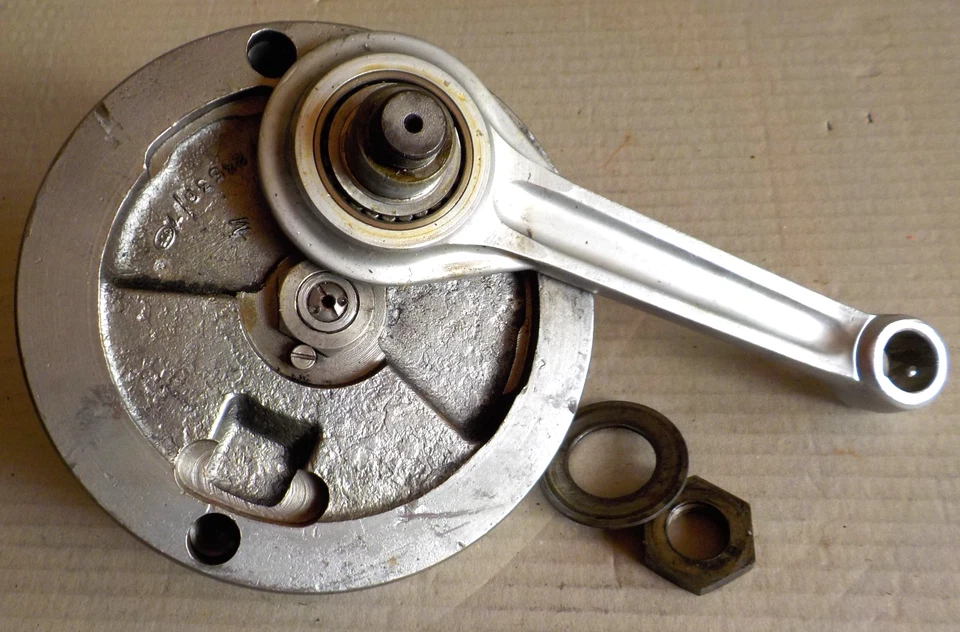 Virabrequim Royal Enfield modelo G 350cc novo rolo Conrod extremidade grande - Imagem 2 de 4