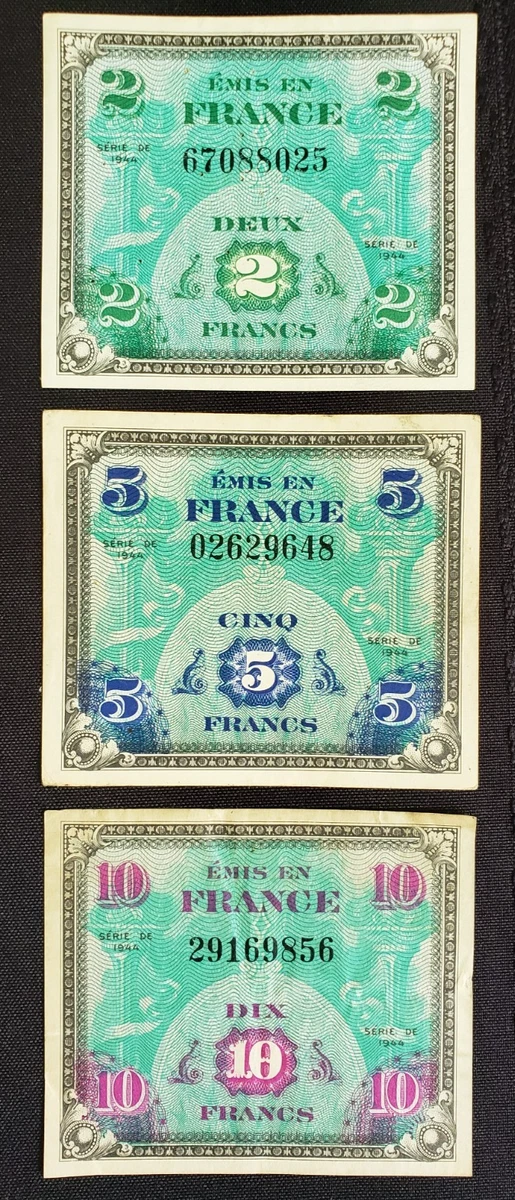 1944 Year Military Currency French Paper Money for sale | eBay
