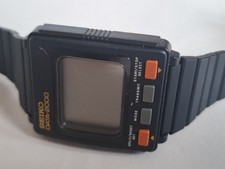Vintage Mens SEIKO DATA-2000 LCD Display 80s Computer Watch For Spares, Repairs