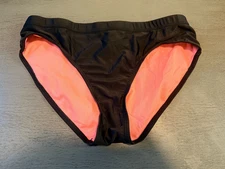 black lined ZEROXPOSUR swimsuit bikini bottom size small