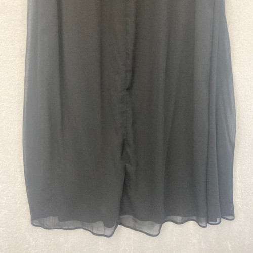 NWT Old Navy Chiffon Maxi Skirt Large L Black Fairy Romantic Flowy Goth Classic - Picture 13 of 14