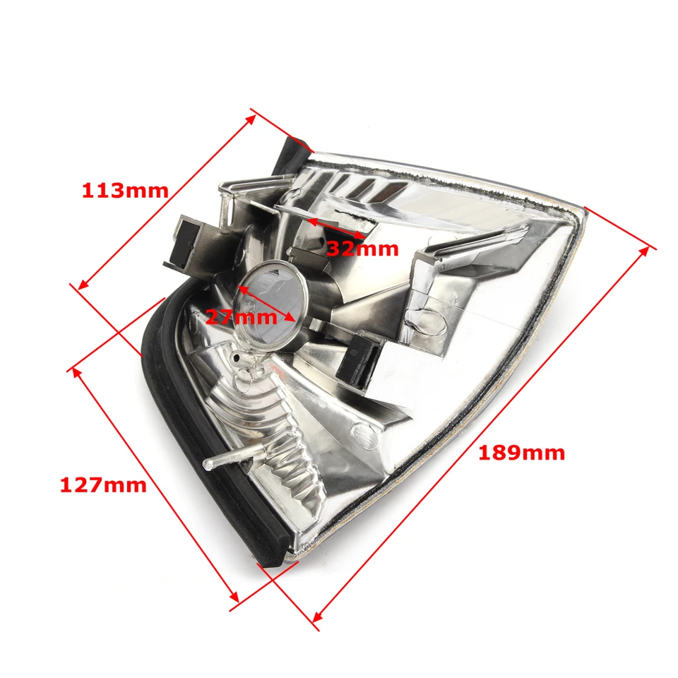 2 прозрачных угловых указателя поворота для седана BMW E36 318ti/328i/318i 1992-1999 годов выпуска - Изображение 4 из 4