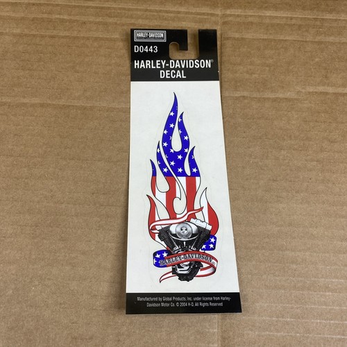 Harley Davidson 2004 Flaming Motor USA bandiera V-Twin articolo fuori produzione USA - Foto 2 di 7