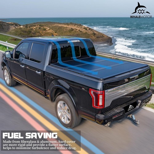 6.8FT Hard Truck Tonneau Cover for 1999-2025 Ford F250 F350 Super Duty Bed Black - Picture 6 of 9