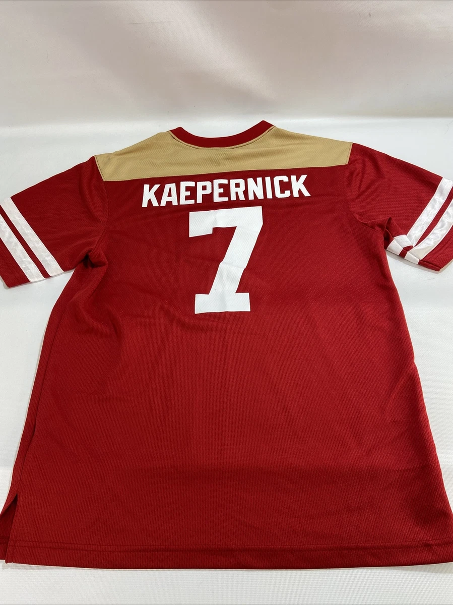 Colin Kaepernick San Francisco 49ers shirt women sz M Majestic NFL