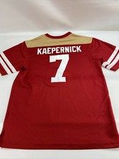 Colin Kaepernick San Francisco 49ers shirt women sz M Majestic NFL