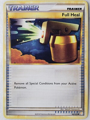 Full Heal 93/123 VLP - HeartGold SoulSilver Pokemon Card - $2 Combined Shipping