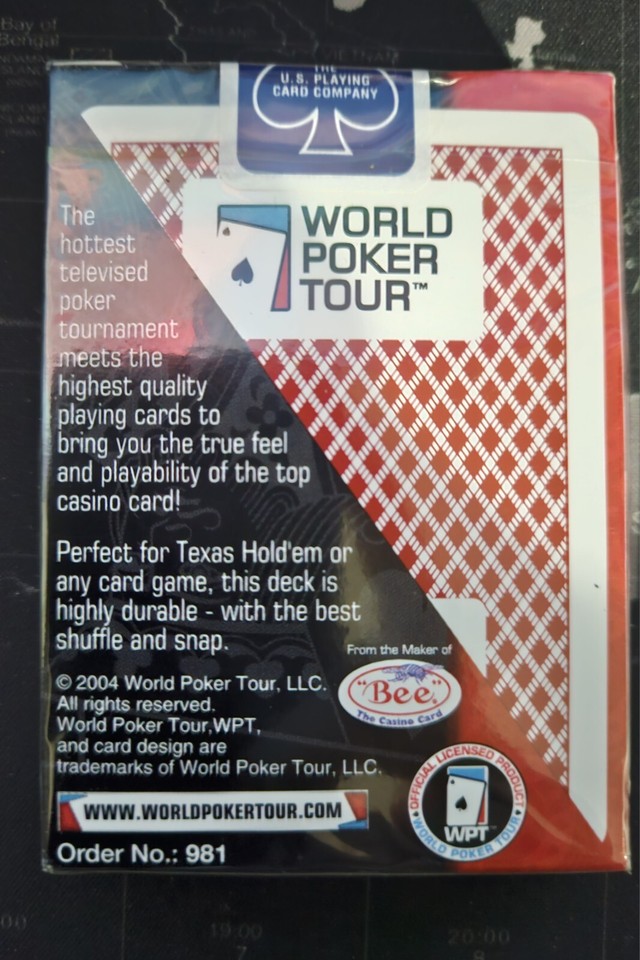 2004 World Poker Tour BEE Playing Cards New In Travel Case. eBay