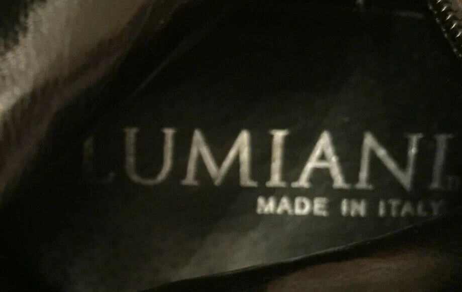 Botas de montar Lumiani para mujer con puño talla 35M cuero negro holgadas hasta la rodilla Italia Foto 2 de 4