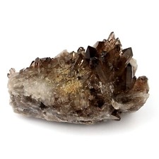 Rauchquarzstufe AA - Qualität Ø 142 mm Rauchquarz Stufe Spitze Spitzen 218