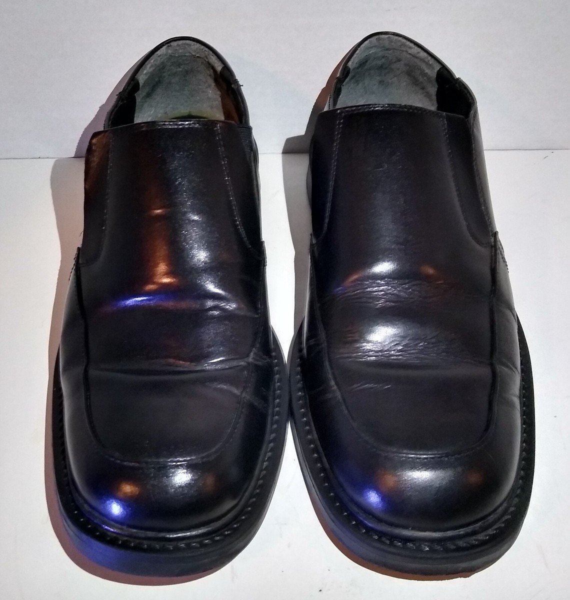STACY ADAMS Black Leather Dress Shoes Men display picture 2