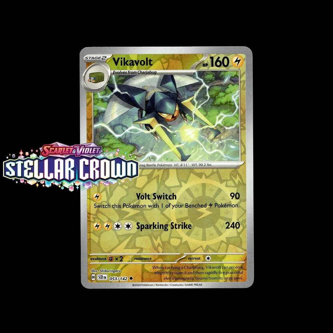 vikavolt pokemon card value - 59/214 - Unbroken Bonds Colorless Electro Cannon (150) Discard 3 Energy from this Pokmon Vikavolt Pokmon TCG Cards for
