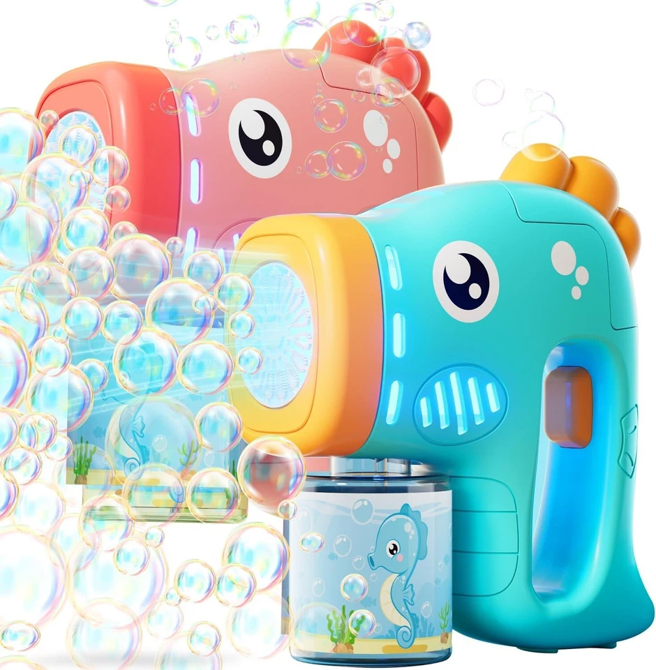 Seifenblasen Seifenblasenmaschine Set 2-teilig Pistole Seifen Maschine B179