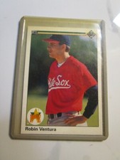 1990 Upper Deck ROBIN VENTURA Rookie Card #21 Chicago . rookie card picture