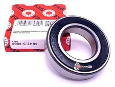 FAG 6006 2RS Deep Groove Ball Bearing, Rubber Sealed 30x55x13 mm