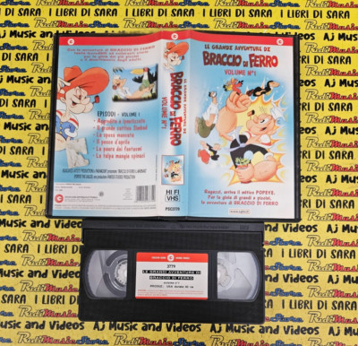 VHS Film DIE GROSSEN ABENTEUER DES EISENARMS Band Nr. 1 CECCHI GORI (F309)
