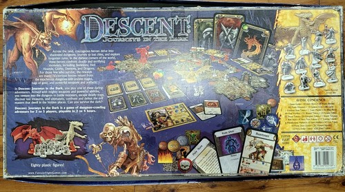 Descent Journeys in the Dark - Board Game 1st Edition *COMPLETE* -PICK UP ONLY- - Picture 2 of 9