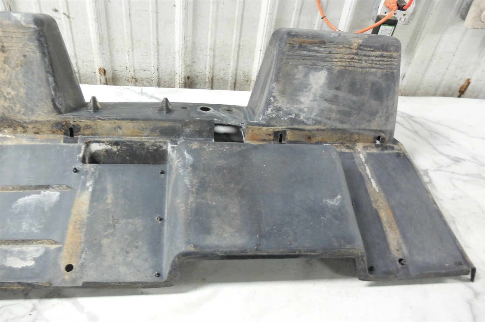 90 Yamaha Gas Golf Cart G8 front dash cowl glove storage box compartment