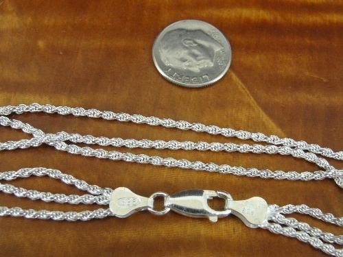 Three Twist Chains Design Sterling Silver 925 Italy Bracelet