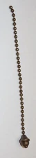 NEW ANTIQUE BRASS ACORN PULL CHAIN FOR PULL CHAIN SOCKETS 5 3/8" LONG 20906JB