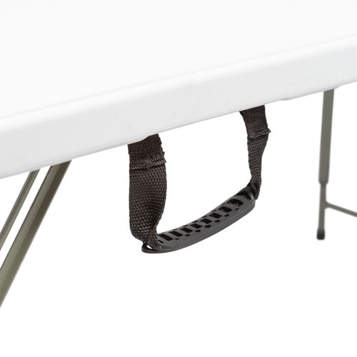 1x 120cm (4ft) Height Adjustable Folding Trestle Table for Camping Party Picnic - Picture 5 of 7