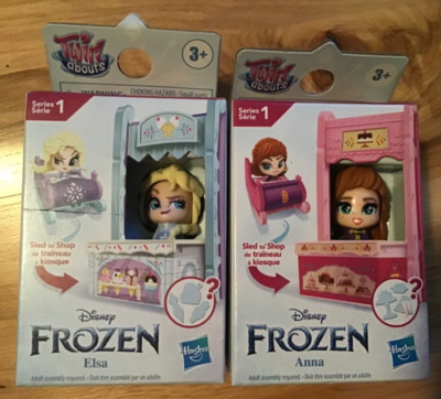 Disney Frozen Twirlabouts Series 1 Sled to Shop ELSA & ANNA 2 Expressions