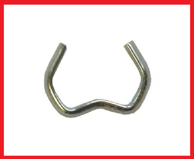 10mm Expanderseil Gummiseil Schnur 100 x Seilklemmen Krampen verzinkt für 8mm 10mm Expanderseil Gummiseil Schnur 100 x Seilklemmen Krampen verzinkt für 8mm