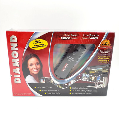 DIAMOND One Touch VHS to DVD Video Capture Device VC500 USB 2.0 NEW & SEALED