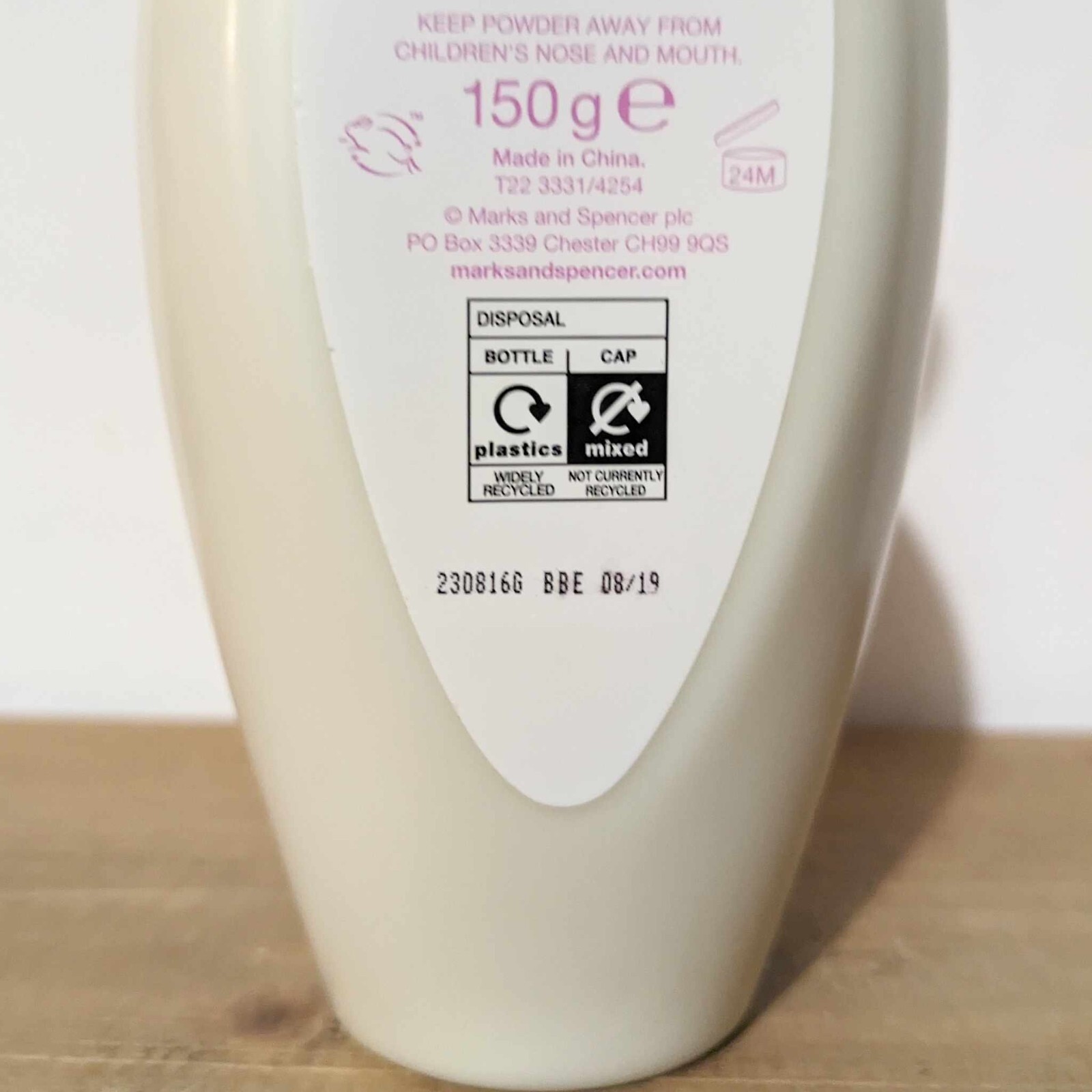 M&S Florentyna Talc Talcum Powder 150g Old Style Marks & Spencer
