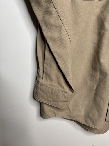 Bulwark FR Shirt Button Down IQ Series Shirt CAT2 9.0 ATPV 2112 LARGE-LN Beige - Picture 5 of 7