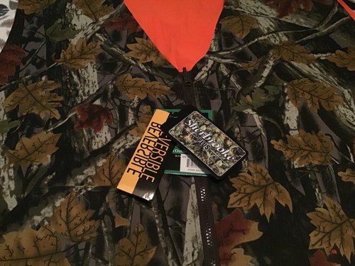 Master Sportsman Hunting Vest 5X Mens Reversable Camo Orange Front Pockets NWT - Picture 4 of 5