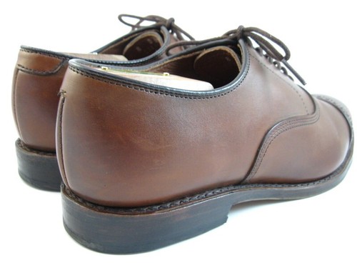 Allen Edmonds "Fifth Avenue" Men's Leather Cap Toe Oxfords 8 D Chili (376N) - Picture 7 of 11
