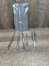 6 Pack Of Tweezers From Pakistan New With Pouch For Storage