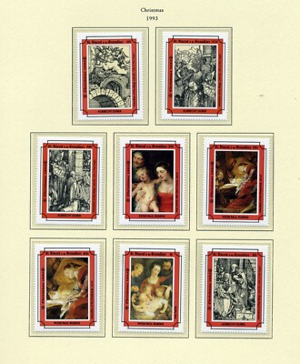 St Vincent MNH 1966-75 Christmas Paintings Art TA674 | eBay