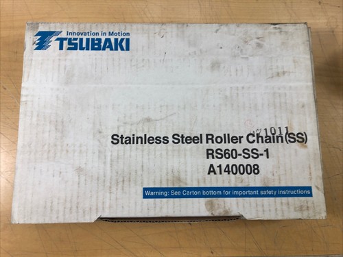 Tsubaki SS Rollenkette RS60-SS-1 - 10 Fuß (5803) - Bild 1 von 5