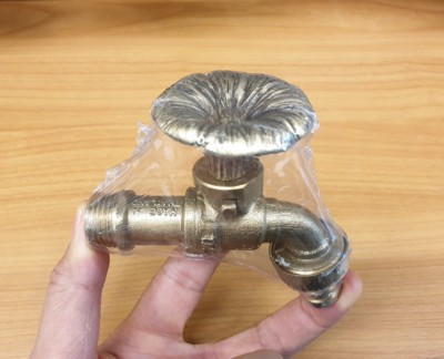 #ad Brass Garden Tap Faucet Morning Glory Spigot Vintage Water Home Decor Outdoor $54.99