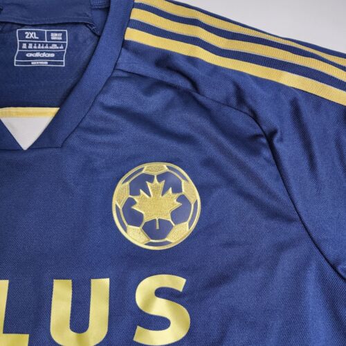 Camiseta Vancouver Whitecaps FC Adidas Azul Marino 2024 Los 50 Años Auténtica Talla 2XL - Imagen 8 de 11