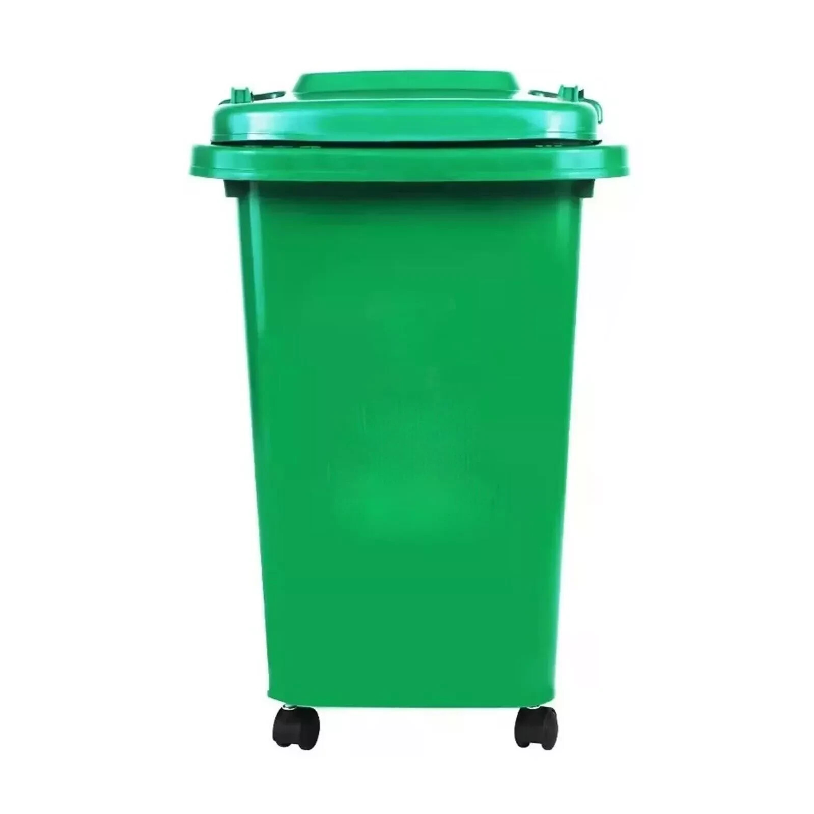 Recycling Wheelie Bin Dustbin Rubbish Waste Trash Kitchen Home Office 30L Green