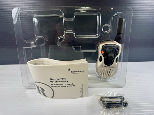 RAR - Radio Shack/Motorola 14 Ch. FRS Funkgeräte mit Gürtelclips #21-1854 Neu im Karton - Bild 10 von 19