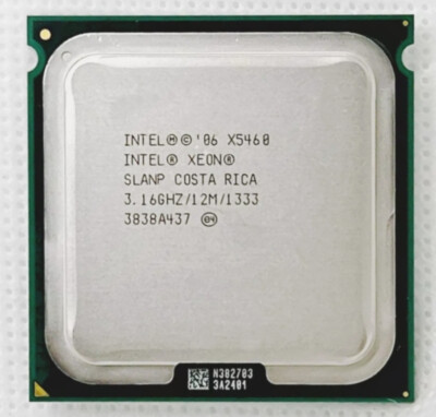 Intel Xeon X5460 LGA 775 quad-core 3.16GHz 12M 1333MHz SLANP CPU processor