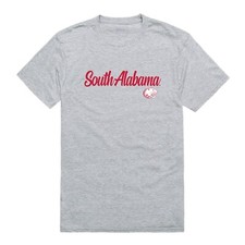 University Of South Alabama Jaguars USA NCAA Cotton Script Tee T Shirt  