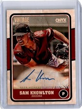 2025 Onyx Vintage Extended Sam Knowlton Auto (B54) A5 Diamondbacks
