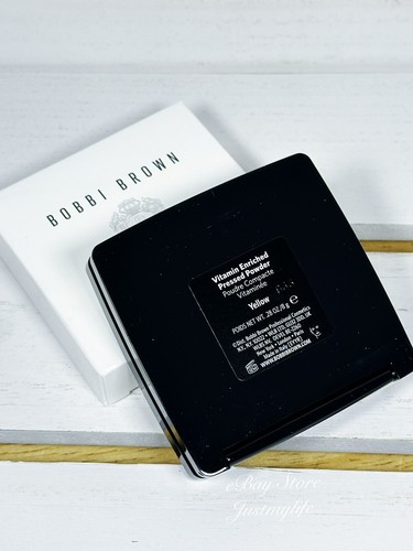 Bobbi Brown Vitamin Enriched Pressed Powder, YELLOW, Full Size 0.28oz/8g, NEW - Picture 4 of 9